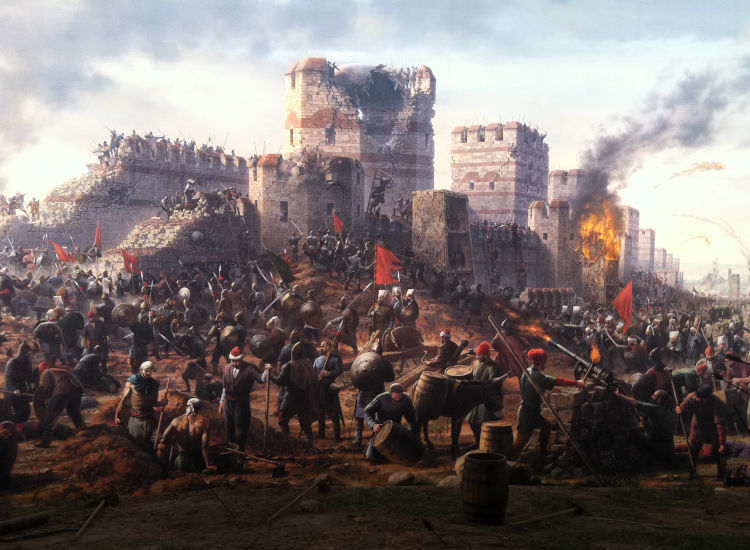 Η Άλωση της Κωνσταντινούπολης το 1453
